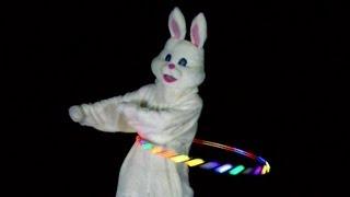 Easter Bunny Song LED Dance To Hula Hoop Rap Song