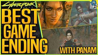 Cyberpunk 2077: How To Get BEST GAME ENDING WITH PANAM - All Along the Watchtower - Live Gameplay