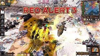 Red Alert 3 Corona MOD Celestial Empire PVE Gameplay | Those Big Boss is OP!!!