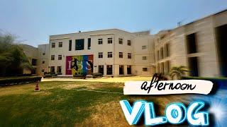 ICFAI afternoon vlog in telugu  | VLOG:1 in telugu#ibs #icfaionline #university #hyderabad