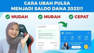 CARA UBAH PULSA MENJADI SALDO DANA‼️ SUPER CEPAT, APLIKASI TUKAR PULSA