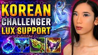 Trying out the Korean Lux Support Build I saw on TikTok | Luminum Lux Full Gameplay