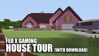 Fed X Gaming's Real House In Minecraft!