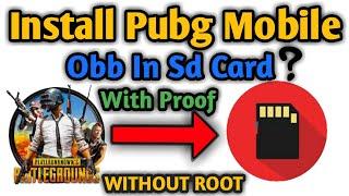 How To Install Obb Files On External Sd Card Without Root | Pubg Mobile Obb Sd Card Me Kaise Chalaye
