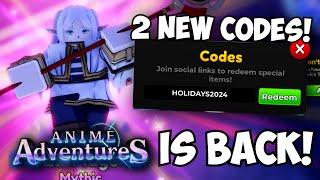 [2 CODES] Anime Adventures JUST OPENED & Getting NEW FRIEREN!