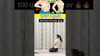 chest & arms fat #trending #motivation #fitness #yoga #shorts #youtube