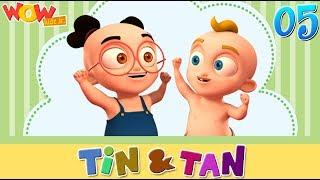 Cartoon Video | Tin And Tan | Kids Show | Compilation 5 | WowKidz Jr