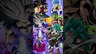 Who is strongest | Cumber Gohan Whis VS Gogeta Broly Granola #shorts #dbs #anime #edit #viral