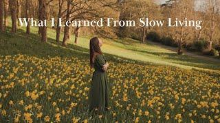 Slow living moments on a soft spring day in English countryside | Cultivating Peaceful Life