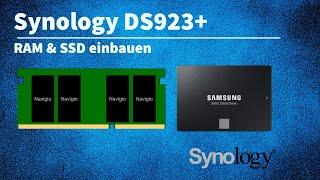 Synology DS923+ - RAM & SSD einbauen