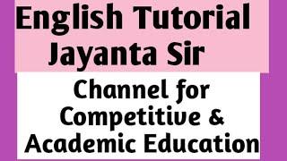 English Tutorial Jayanta Sir । #youtubeshorts #shorts