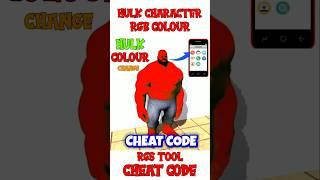 Hulk Character RGB Colour Cheat Code  | In Indian bike driving 3d | New Update  | All New Code2025