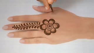 Easy Beautiful Mehndi - New Stylish Full Hand Mehndi Design Step by Step - आसान मेहँदी लगाना सीखे