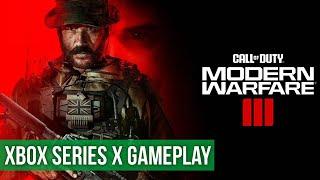 Call of Duty Modern Warfare 3 Campaign PART 1 - Xbox Series X Gameplay