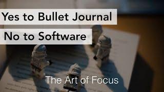 Why I Use a Bullet Journal Instead of Productivity Software