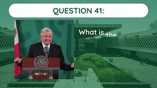 [2025]  Mexico  100 civics questions ONE EASY answers Mexico Citizenship | Civics Test |