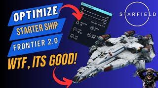 OPTIMIZE your STARTER SHIP - HIGH CARGO, SPEED, DPS, IGNORE LADDERS! Starfield Ship Building  Guide