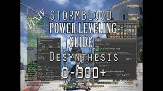FFXIV New Power Leveling Desynthesis Guide 0-300+