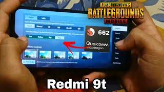 Redmi 9T Pubg Test | Snapdragon 662 with GFX