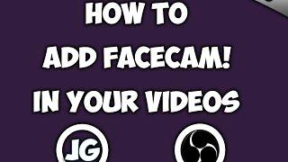 "How To Add Facecam To Your Videos?" OBS Tutorial!