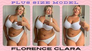 The British Model Florence Clara _Transparent wearing large size and she feel amazing 