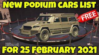 New Podium Vehicles List Gta 5 For Cayo Perico Heist (25 February 2021)Gta Online latest podium list