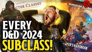 EVERY Subclass In D&D's 2024 Player's Handbook REVEALED!