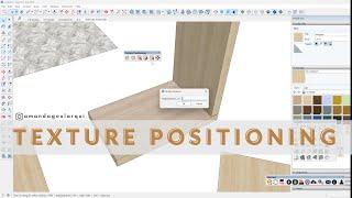 Como editar texturas com Plugin Texture Positioning no Sketchup 2023