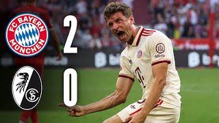 "Da schepperts in der Birne!" | Müller-Rekord bei FC Bayern - Freiburg 2:0 | Highlights & mehr