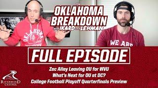 Zac Alley Leaves OU for WVU, Who's Next for OU DC? + College Football Playoff Quarterfinals Preview