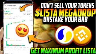 How To Claim $LISTA Megadrop in Binance | Unstake BNB From LISTA Airdrop | Sell your $LISTA Tokens