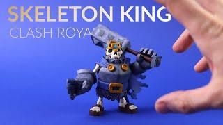 Making a SKELETON KING Sculpture with polymer clay – Clash Royale