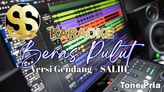 Karaoke Beras Pulut | Versi Gendang + Salih Tone Pria/Cowok by Indra Biring Lala