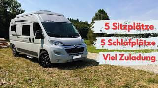 Unser neuer Campervan - Roomtour PÖSSL SUMMIT SHINE 600L - Familien Wohnmobil auf Citroen Jumper