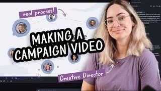 The REAL process I used to create a campaign motion graphic