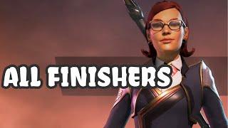 All Finishers with Loba’s Headmistress Skin - Apex Legends [4K 60 FPS]