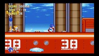 Sonic Triple Trouble "16-Bit": Egg Zeppelin Zone (Sonic & Tails) [1080 HD]