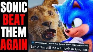 Sonic 3 Beats Mufasa AGAIN At The Box Office | Disney Gets BLASTED Again