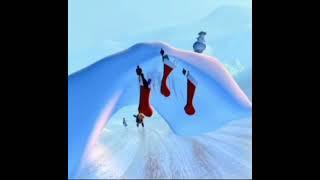 Snowman chase Santa Claus