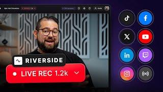 See the NEW Live Streaming Tools in Riverside | Full Guide