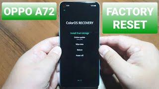 OPPO A72 CPH2067 factory reset / сброс до заводских настроек