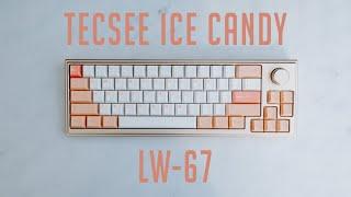 Tecsee Ice Candy Switches || LW-67 Proto || Alu Plate || ASMR Sound Test