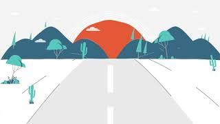 Road Loop Animation | After effects | Illustrator