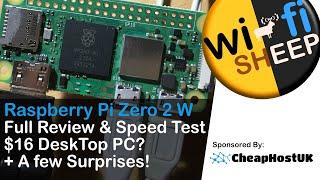 $16 Raspberry Pi Zero 2W Full Review & Speed Test! - Can it run as a desktop PC?