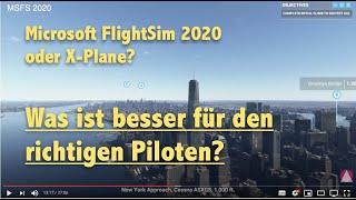 Microsoft Flight Simulator 2020 oder X-Plane?