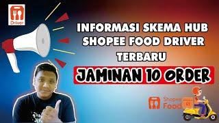 SKEMA HUB JAMINAN 10 PESANAN | INFO TERBARU SHOPEE FOOD DRIVER