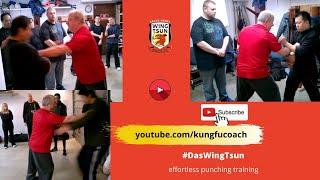 Wing Tsun Kung Fu, training for effortless punching, inch-punch