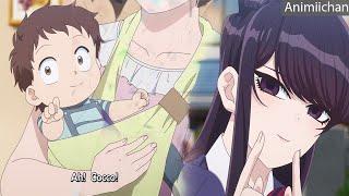 Komi-san meets baby again | Baby calls her  cocco | Komi san can't communicate ep 11  Animiichan