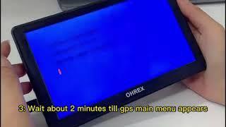 How to Upgrade OHREX GPS Firmware in OHREX Sat Nav GPS Navigation