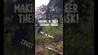 Making a deer therian mask #therian #therianthropy #maskmaking #theriangear